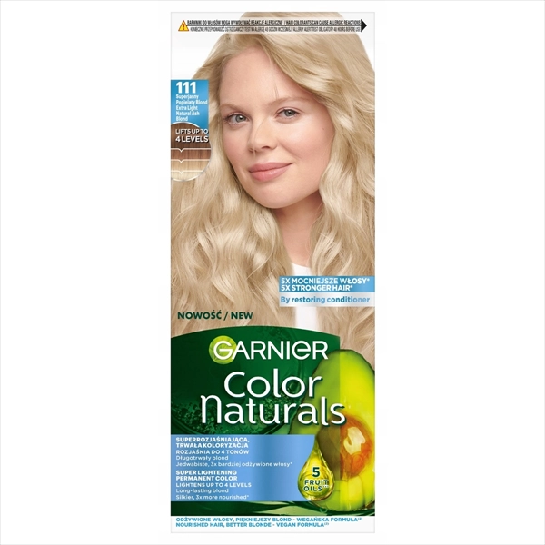 GARNIER COLOR NATURALS BOJA ZA KOSU 111 VEOMA SVETLO PEPELJASTO PLAVA