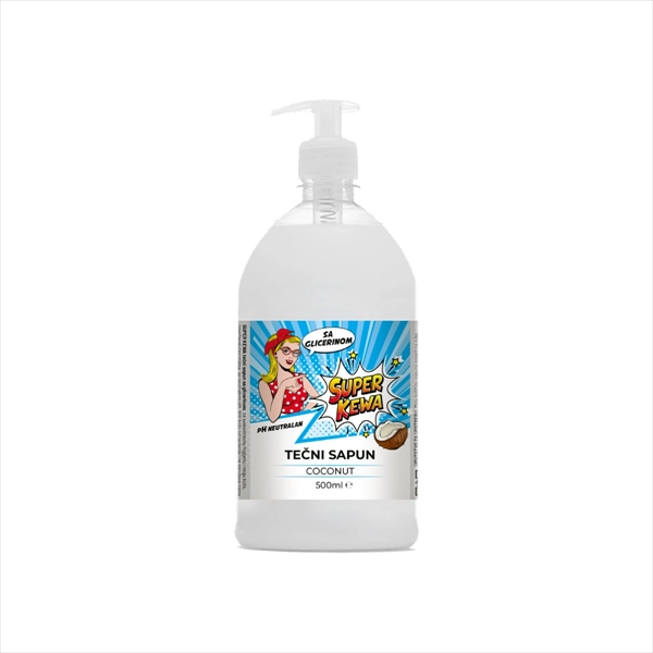 SUPER KEWA TEČNI SAPUN COCONUT 500ML