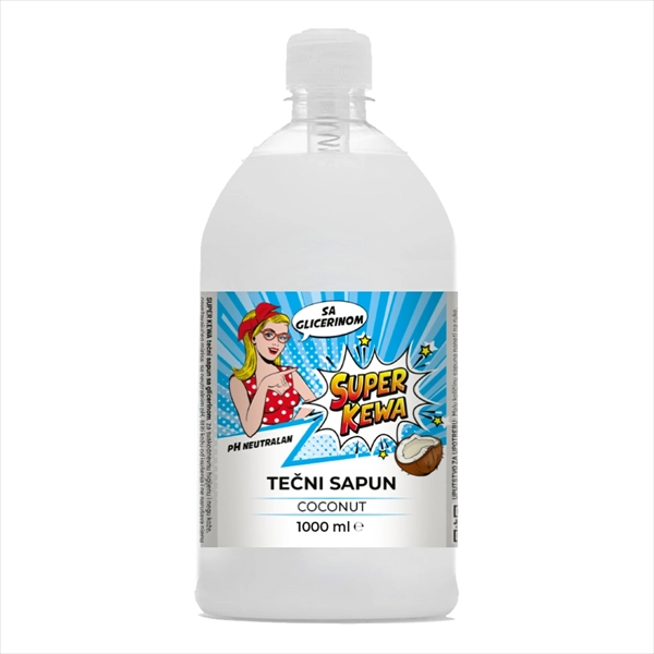 SUPER KEWA TEČNI SAPUN COCONUT 1L