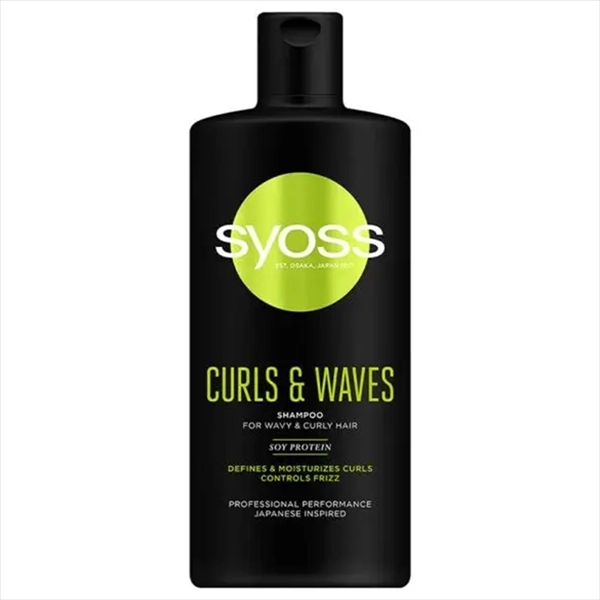 SYOSS ŠAMPON ZA KOVRDŽAVU KOSU CURLS&WAVES 440ML