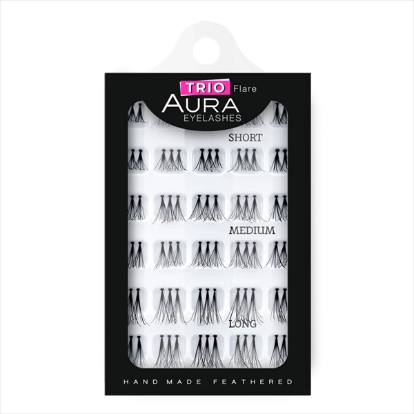 AURA VEŠTAČKE TREPAVICE PRAMENČIĆI SET TRIO FLARE
