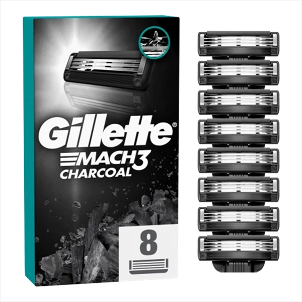 GILLETTE DOPUNA ZA BRIJAČ MACH 3 CHARCOAL 8KOM