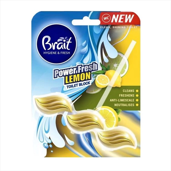 BRAIT WC OSVEŽIVAČ LEMON POWER FRESH 39G