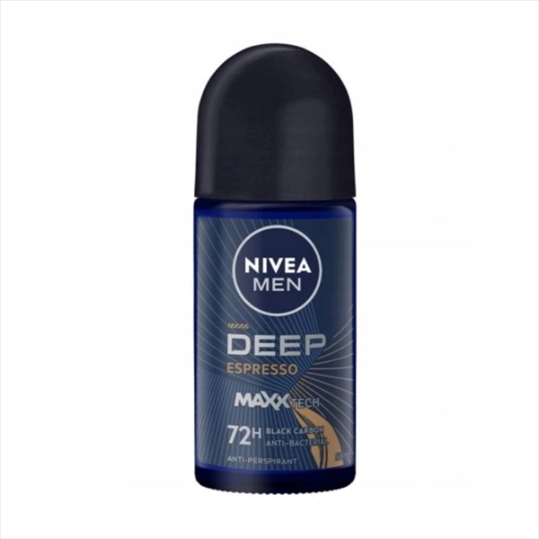 NIVEA MEN DEO ROLL-ON DEEP BLACK CARBON ESPRESSO 72H 50ML