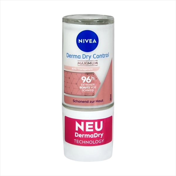 NIVEA DEO ROLL-ON DERMA DRY CONTROL MAXIMUM WOMEN 50ML