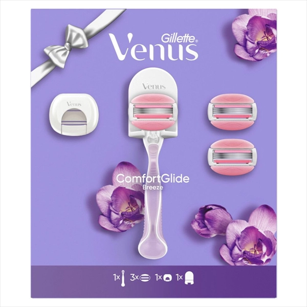 GILLETTE VENUS SET COMFORTGLIDE BREEZE (DRŠKA+3 DOP.+POKLOPAC+DRŽAČ)
