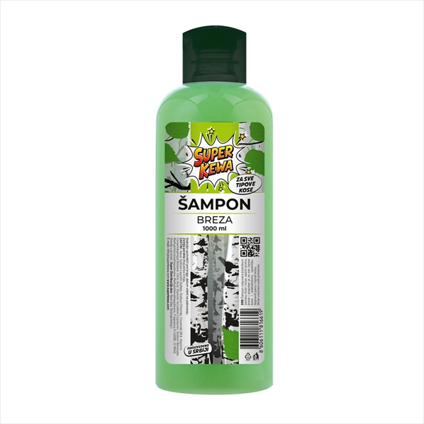 SUPER KEWA ŠAMPON ZA KOSU BREZA 1L
