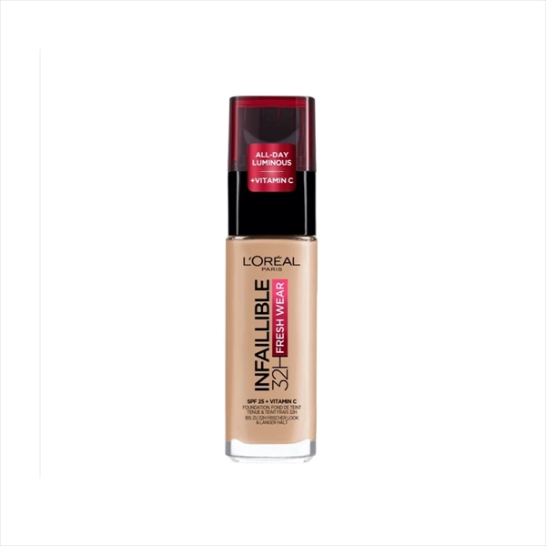 L'OREAL TEČNI PUDER INFAILLIBLE 32H FRESH WEAR 125 WARM 30ML