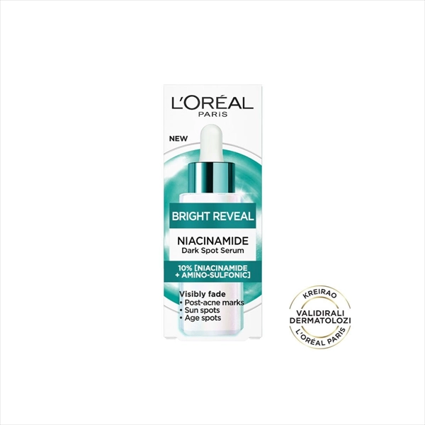 L'OREAL SERUM PROTIV TAMNIH MRLJA BRIGHT REVEAL NIACINAMID 30ML