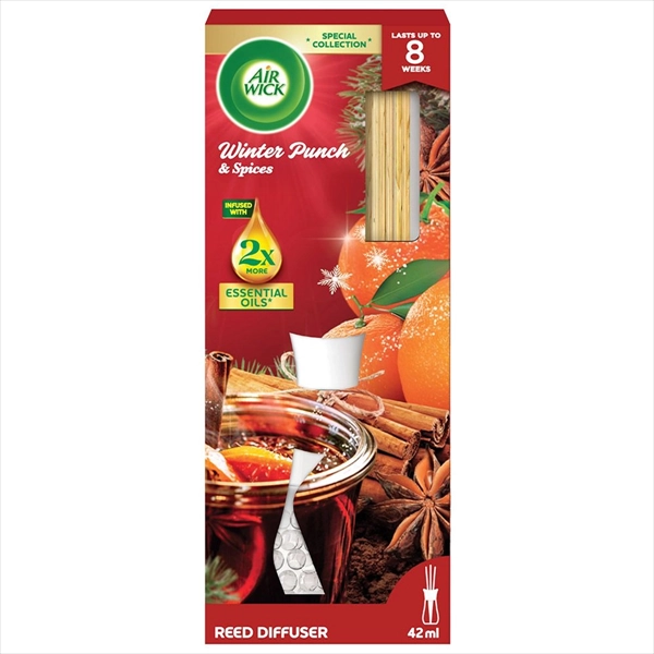 AIRWICK OSVEŽIVAČ PROSTORA MIRISNI ŠTAPIĆI WINTER PUNCH 42ML