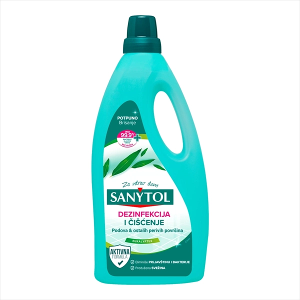SANYTOL SREDSTVO ZA ČIŠĆENJE I DEZINFEKCIJU PODOVA EUCALYPTUS 1L